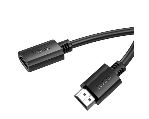 Кабель HOCO US13 HDTV male to HDTV female HD extension data cable(L=1M) Black (6942007628242)