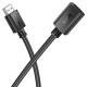 Кабель HOCO US13 HDTV male to HDTV female HD extension data cable(L=1M) Black (6942007628242)