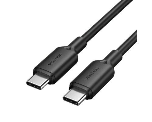 Кабель Vention USB 2.0 Type-C Male to Type-C Male 3A Cable 2M Black PVC Type (TRCBH)