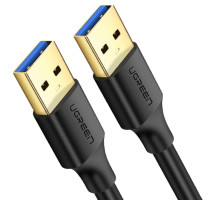 Кабель UGREEN USB-A 3.0 Male to Male Cable 1m (Black) (UGR-10370)