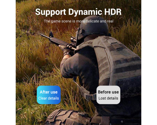 Кабель Vention DP 1.4 Male to Male HD Cable 8K 2M Black (HCDBH) (HCDBH)