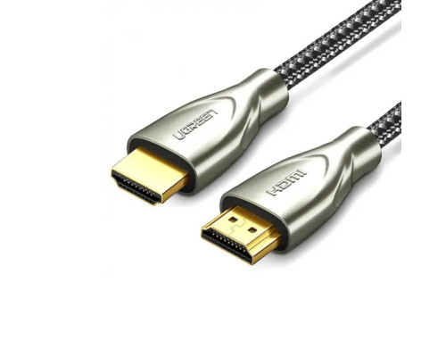 Кабель UGREEN HD131 HDMI Carbon Fiber Zinc Alloy Cable 2m (Gray) (UGR-50108) (UGR-50108)