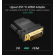 Кабель UGREEN 20124 DVI 24+1 Male to HDMI Female Adapter (Black) (UGR-20124) (UGR-20124)