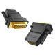 Кабель UGREEN 20124 DVI 24+1 Male to HDMI Female Adapter (Black) (UGR-20124) (UGR-20124)