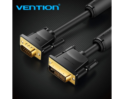 Кабель Vention DVI(24+5) to VGA Cable 3M Black (EACBI) (EACBI)