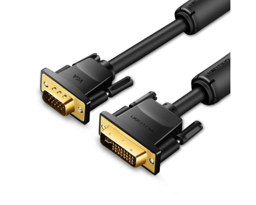 Кабель Vention DVI(24+5) to VGA Cable 3M Black (EACBI) (EACBI)