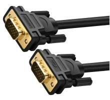 Кабель UGREEN VG101 VGA Male to Male Cable 1m (Black)(UGR-11673) (UGR-11673)