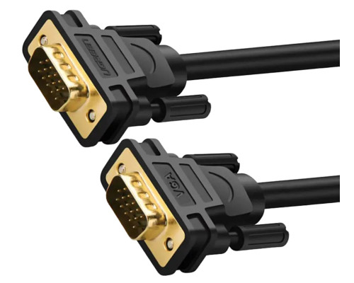 Кабель UGREEN VG101 VGA Male to Male Cable 1m (Black)(UGR-11673) (UGR-11673)