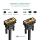 Кабель UGREEN VG101 VGA Male to Male Cable 1m (Black)(UGR-11673) (UGR-11673)