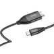 Кабель HOCO UA16 Type-C to HDTV HD on-screen cable Metal Gray (6931474755025)