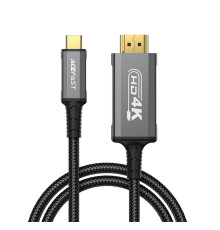 Кабель ACEFAST C1-10 USB-C to HDTV aluminum alloy connectors HD video cable Black (6974316283362)