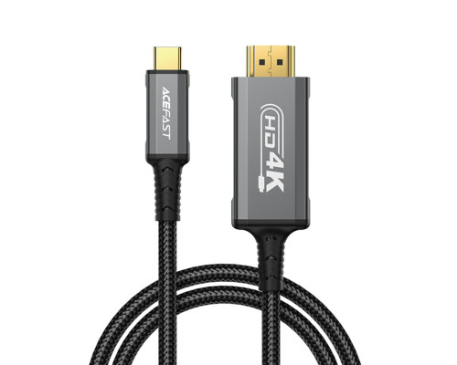 Кабель ACEFAST C1-10 USB-C to HDTV aluminum alloy connectors HD video cable Black (6974316283362)