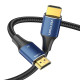 Кабель Vention Cotton Braided HDMI-A Male to Male HD Cable 8K 1.5M Blue Aluminum Alloy Type (ALGLG)