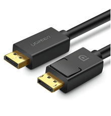 Кабель UGREEN DP Male to Male Cable 1.5m (Black) (UGR-10245)