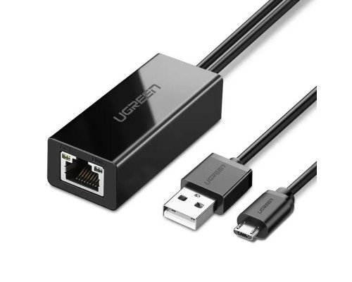 Перехідник UGREEN Ethernet Adapter for TV Stick (Black) (UGR-30985)