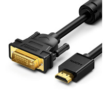 Кабель UGREEN HD106 HDMI to DVI Cable 2m (Black) (UGR-10135) (UGR-10135)