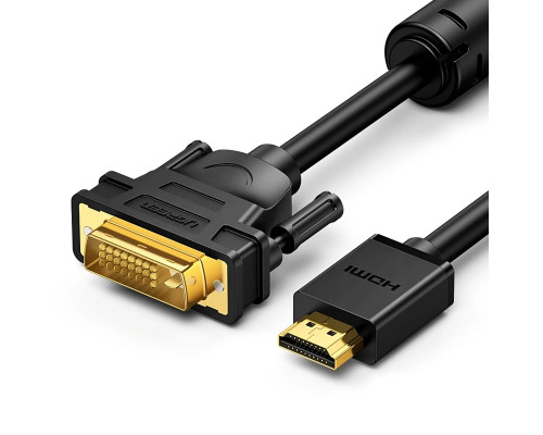 Кабель UGREEN HD106 HDMI to DVI Cable 2m (Black) (UGR-10135) (UGR-10135)