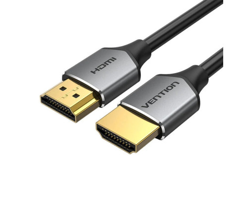 Кабель Vention Ultra Thin HDMI Male to Male HD v2.0 Cable 3M Gray Aluminum Alloy Type (ALEHI) (ALEHI)