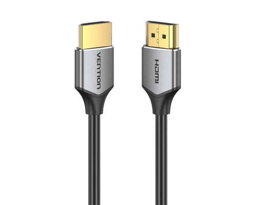 Кабель Vention Ultra Thin HDMI Male to Male HD v2.0 Cable 3M Gray Aluminum Alloy Type (ALEHI) (ALEHI)