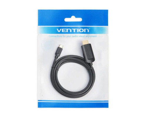 Кабель Vention Type-C to HDMI 4K 30Hz Cable 1M Black (CGUBF) (CGUBF)