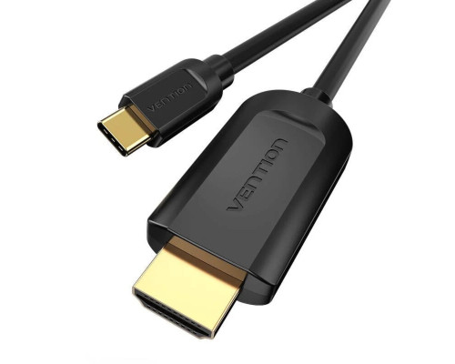 Кабель Vention Type-C to HDMI 4K 30Hz Cable 1M Black (CGUBF) (CGUBF)