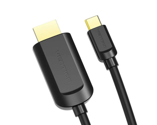 Кабель Vention Type-C to HDMI 4K 30Hz Cable 1M Black (CGUBF) (CGUBF)