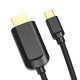 Кабель Vention Type-C to HDMI 4K 30Hz Cable 1M Black (CGUBF) (CGUBF)