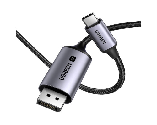 Кабель UGREEN CM556 USB-C to DisplayPort 8K Cable 1m(UGR-25157) (UGR-25157)