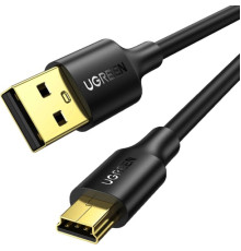 Перехідник UGREEN US132 USB 2.0 A Male to Mini 5 Pin Male Cable 1m (Black)(UGR-10355) (UGR-10355)