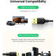 Перехідник UGREEN US132 USB 2.0 A Male to Mini 5 Pin Male Cable 1m (Black)(UGR-10355) (UGR-10355)