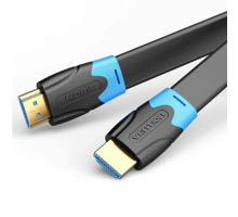 Кабель Vention Flat HDMI Cable 1.5M Black (AAKBG)