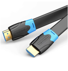 Кабель Vention Flat HDMI Cable 1.5M Black (AAKBG)