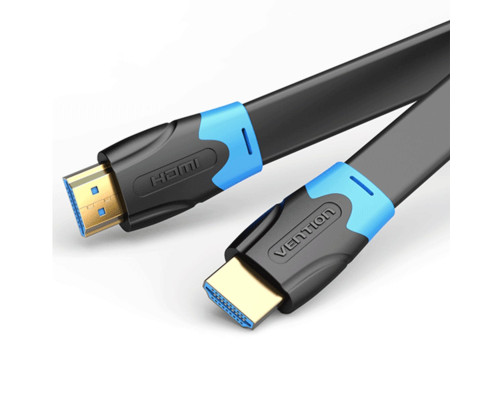 Кабель Vention Flat HDMI Cable 1.5M Black (AAKBG)