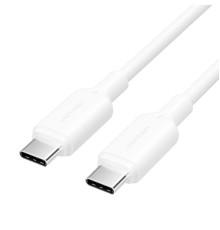 Кабель Vention USB 2.0 Type-C Male to Type-C Male 3A Cable 2M White PVC Type (TRCWH)