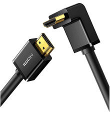 Кабель UGREEN HDMI 4K Cable Male to Male 90 Degree Black 2m (UGR-10173)