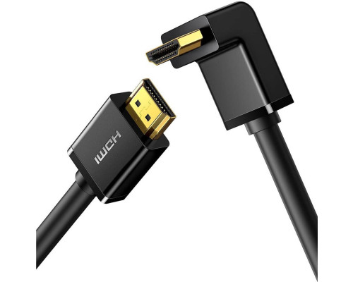 Кабель UGREEN HDMI 4K Cable Male to Male 90 Degree Black 2m (UGR-10173)