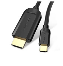 Адаптер-кабель Vention Type-C — HDMI, 2 м, чорний (CGUBH) (CGUBH)