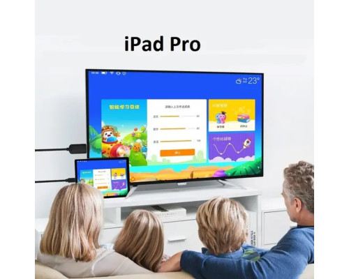 Адаптер-кабель Vention Type-C — HDMI, 2 м, чорний (CGUBH) (CGUBH)