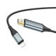 Кабель HOCO UA15 High-definition on-screen cable for iP to HDTV Metal Gray (6931474750365)