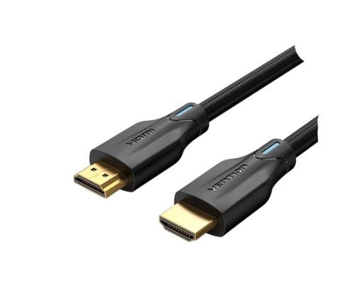 Кабель Vention Cotton Braided 8K HDMI-HDMI v2.1 Cable 2M Black (AAUBH) (AAUBH)