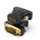 Адаптер Vention HDMI Female to DVI (24+1) Male Adapter Black (AILB0) (AILB0)