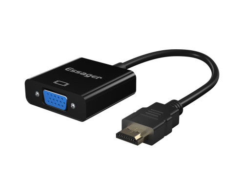 Адаптер ESSAGER Phantom HD Convertor (HDMI to VGA) Black (EZJHV-HY01)