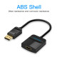 Адаптер Vention DP to HDMI Converter 0.15M Black (HBGBB)