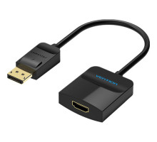 Адаптер Vention DP to HDMI Converter 0.15M Black (HBGBB)