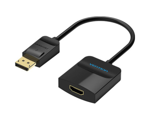 Адаптер Vention DP to HDMI Converter 0.15M Black (HBGBB)