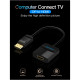 Адаптер Vention DP to HDMI Converter 0.15M Black (HBGBB)