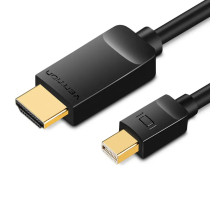 Кабель Vention 4K Mini DisplayPort to HDMI Cable 1.5M Black (HAHBG) (HAHBG)