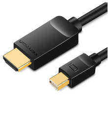 Кабель Vention 4K Mini DisplayPort to HDMI Cable 1.5M Black (HAHBG) (HAHBG)