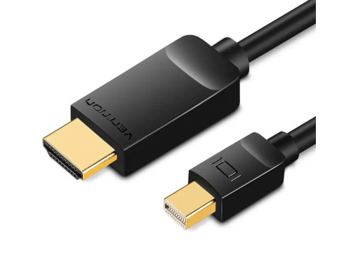 Кабель Vention 4K Mini DisplayPort to HDMI Cable 1.5M Black (HAHBG) (HAHBG)