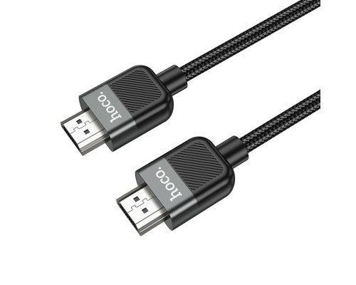 Кабель HOCO US09 Cutting-edge HDTV 2.0 male-to-male 4K HD data cable(L=1M) Black (6942007608954 )